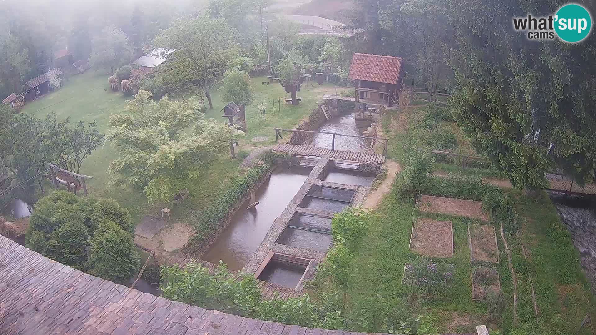 Live-Webcam Rastoke – Fluss Slunjčica – Kroatien