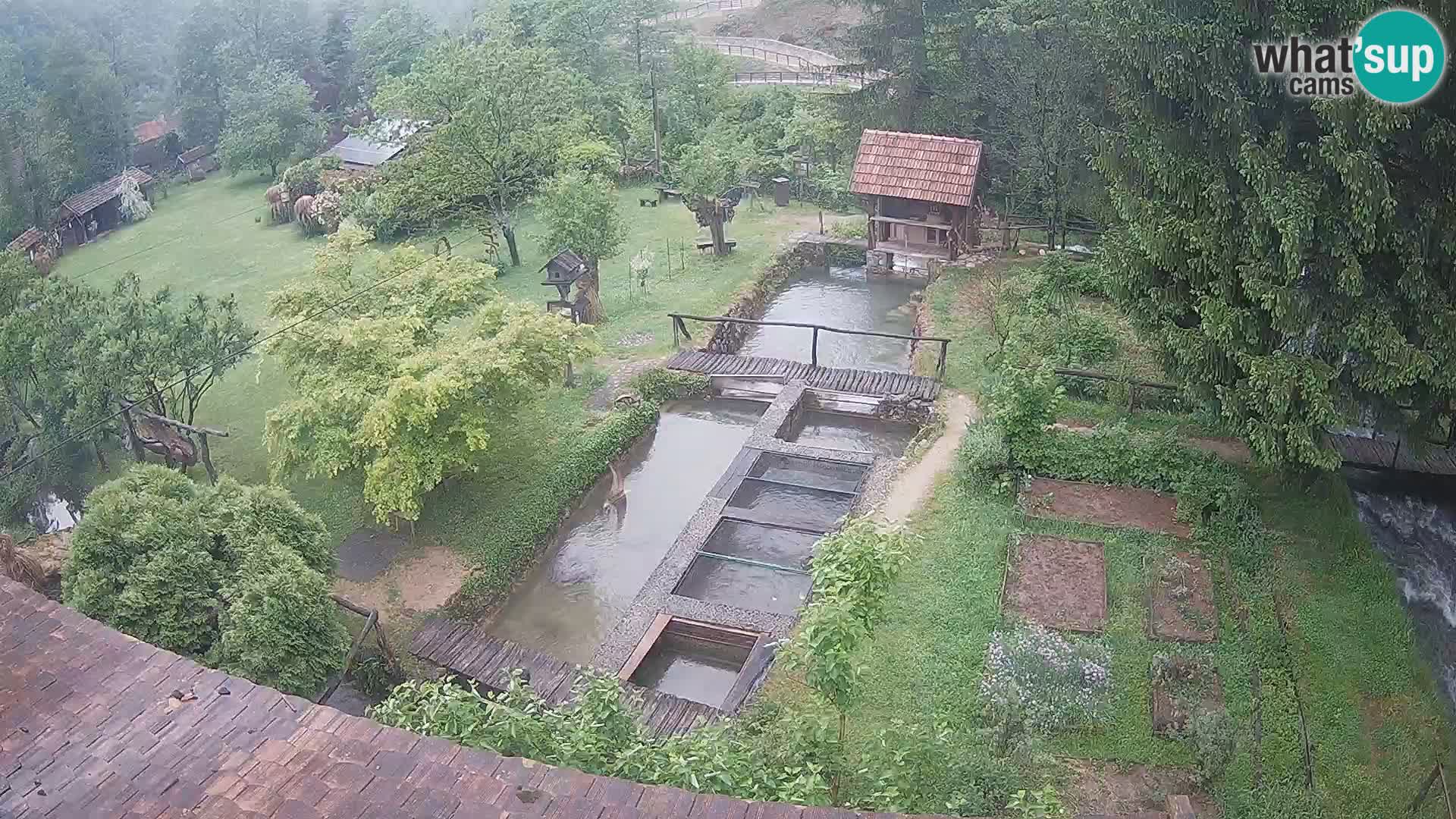 Live webcam Rastoke – fiume Slunjčica – Croazia