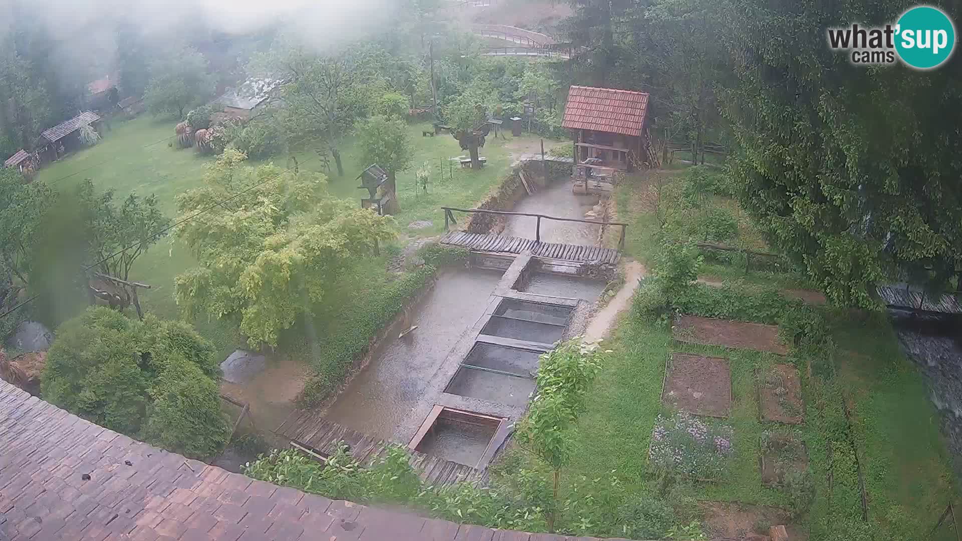 Live webcam Rastoke – fiume Slunjčica – Croazia
