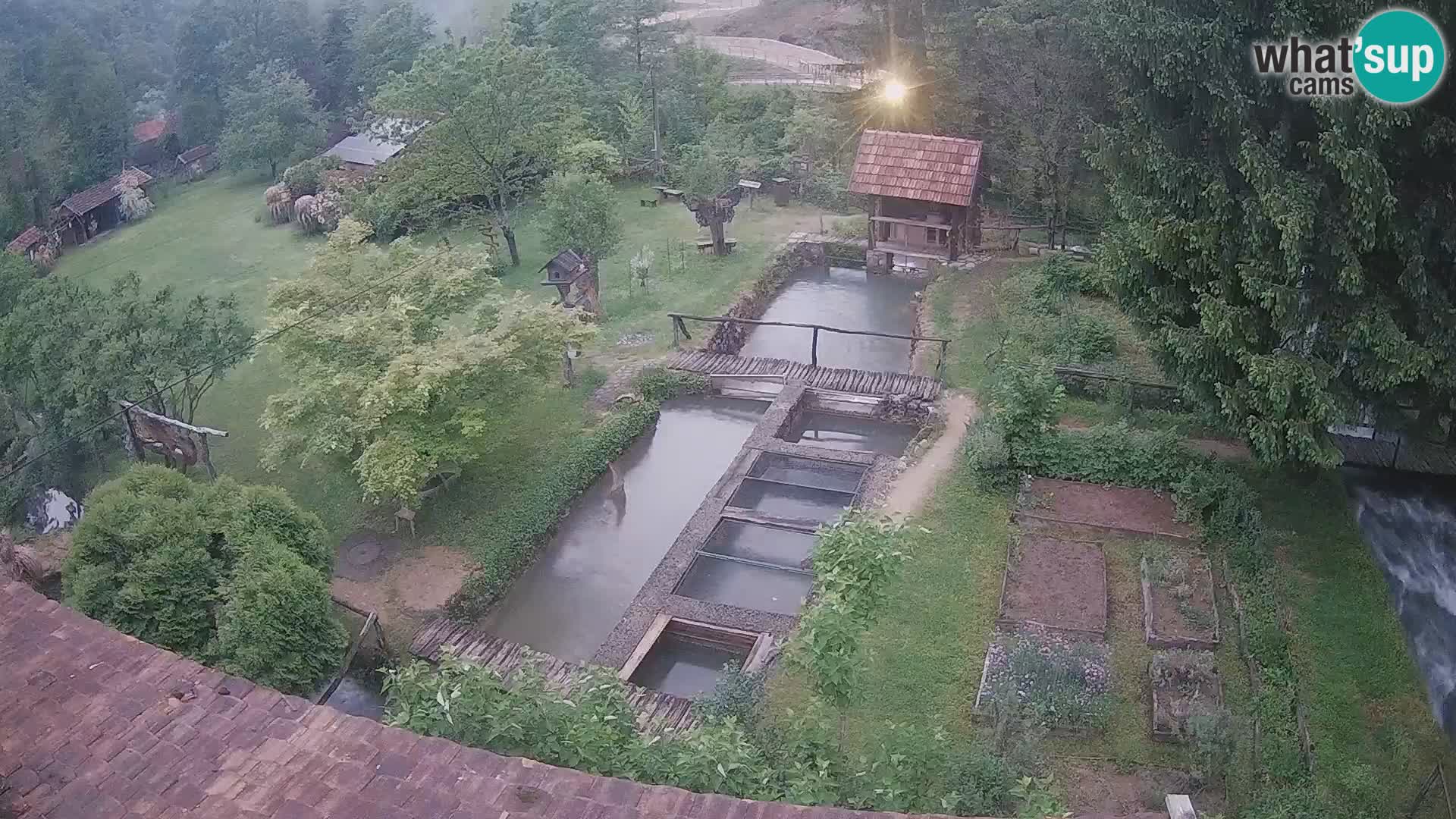 Webcam en direct Rastoke – rivière Slunjčica – Croatie