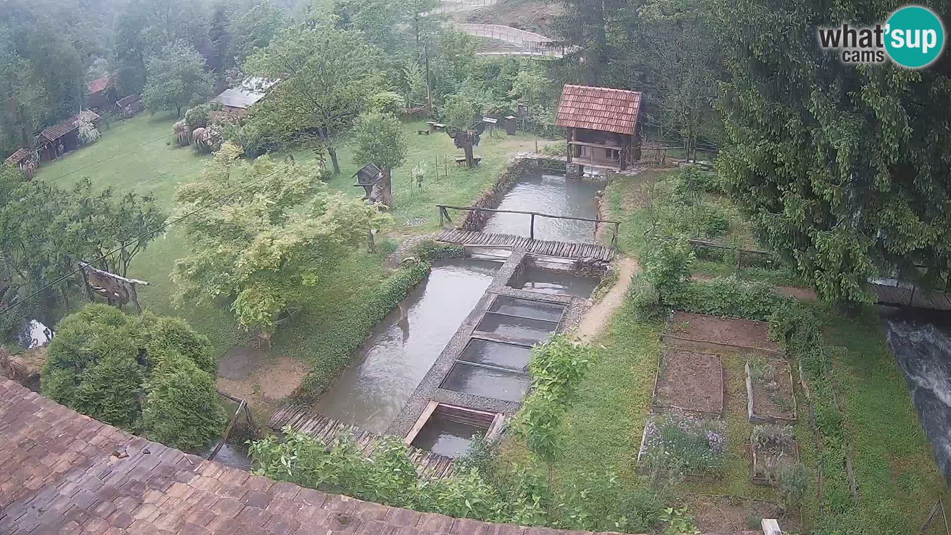 Webcam en direct Rastoke – rivière Slunjčica – Croatie