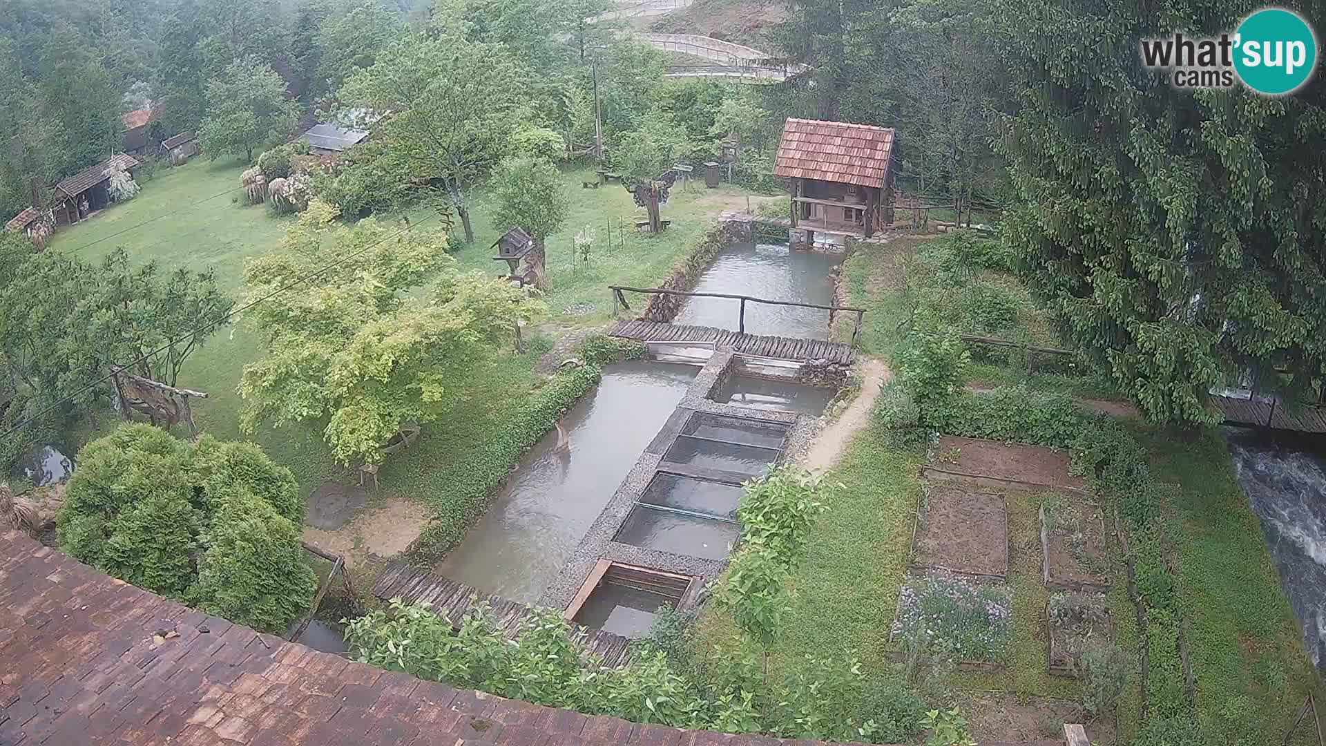 Live webcam Rastoke – fiume Slunjčica – Croazia