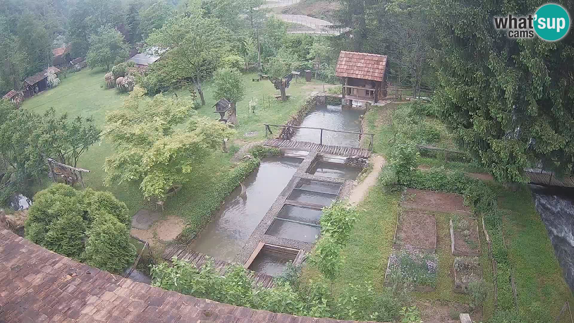 Live webcam Rastoke – fiume Slunjčica – Croazia
