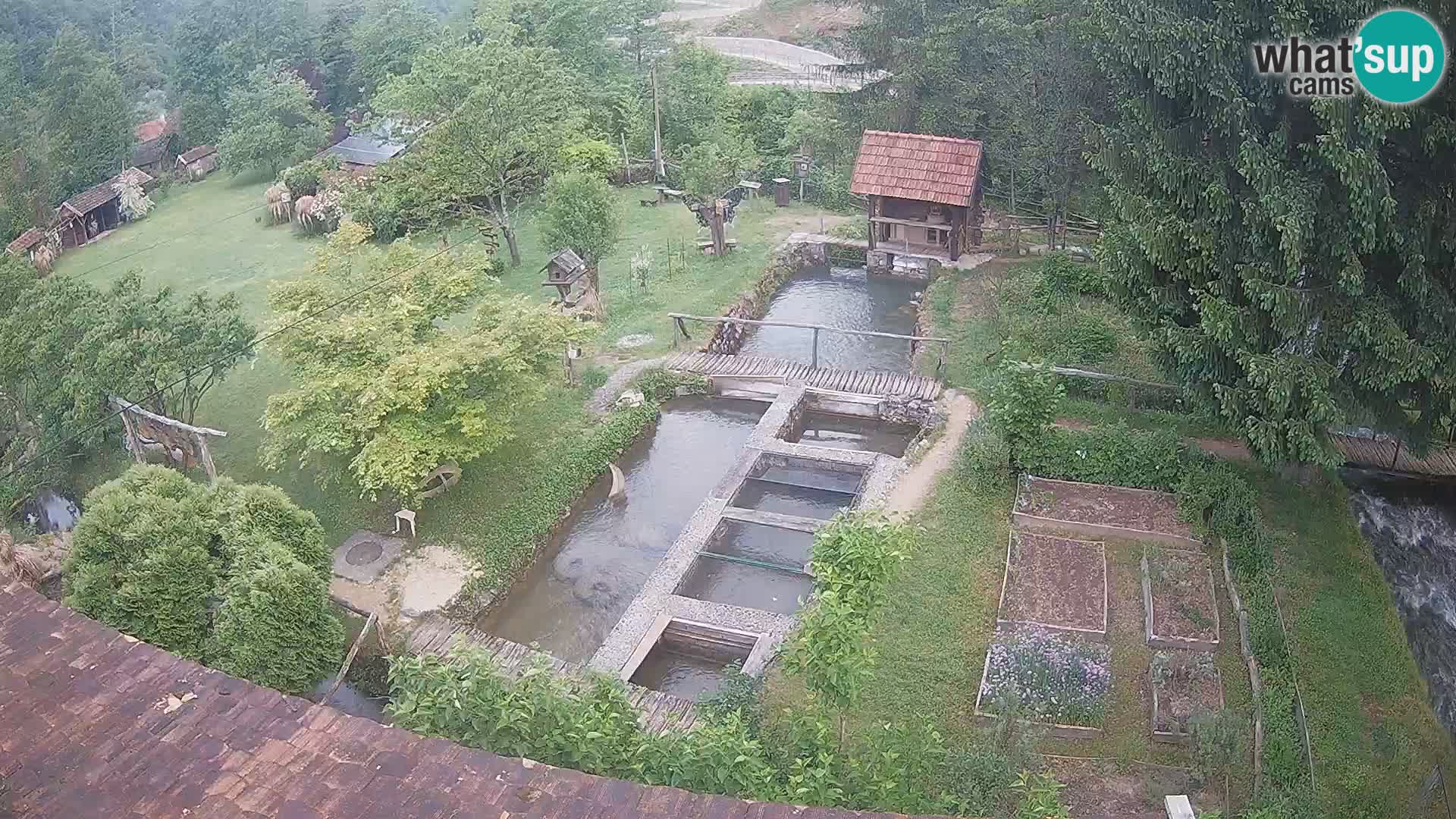 Live webcam Rastoke – fiume Slunjčica – Croazia