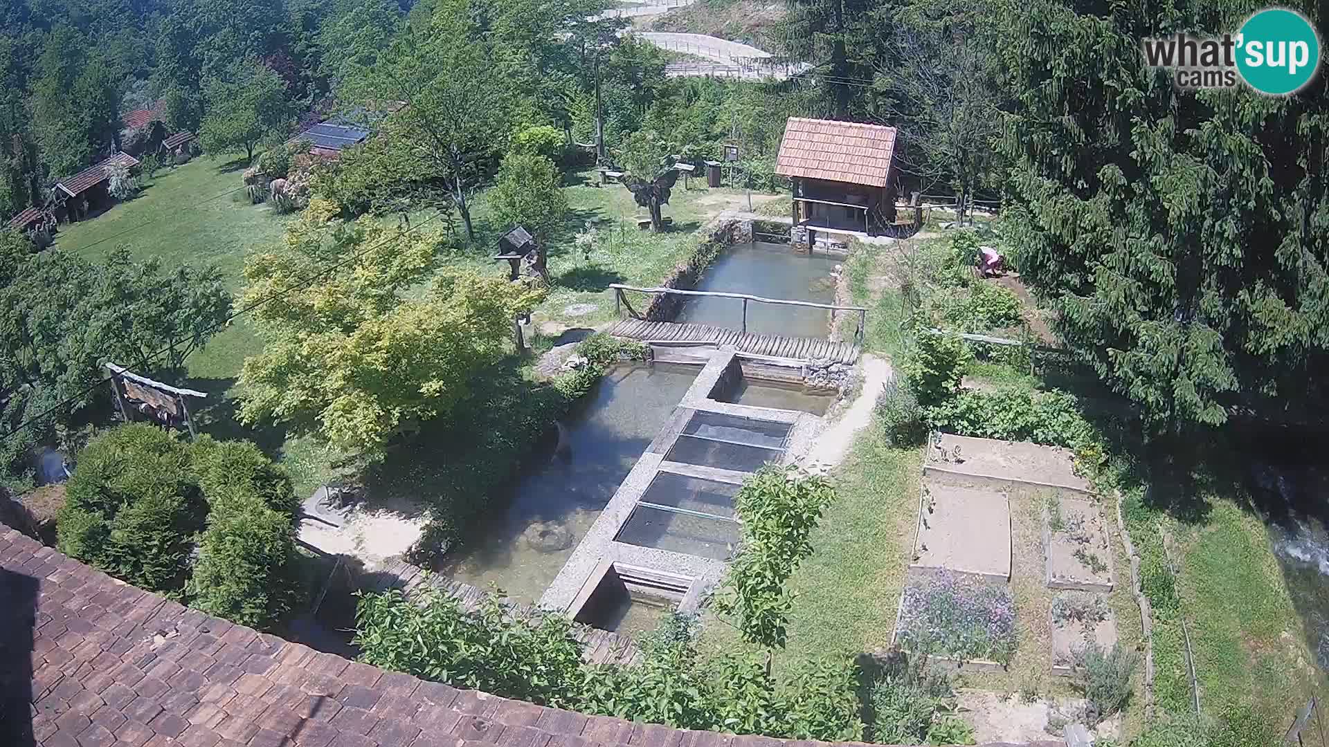 Live webcam Rastoke – fiume Slunjčica – Croazia
