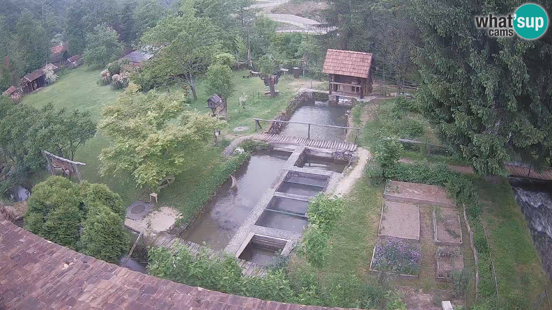 Live webcam Rastoke – fiume Slunjčica – Croazia