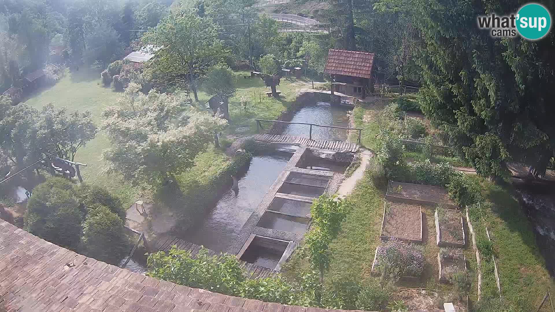 Live webcam Rastoke – fiume Slunjčica – Croazia