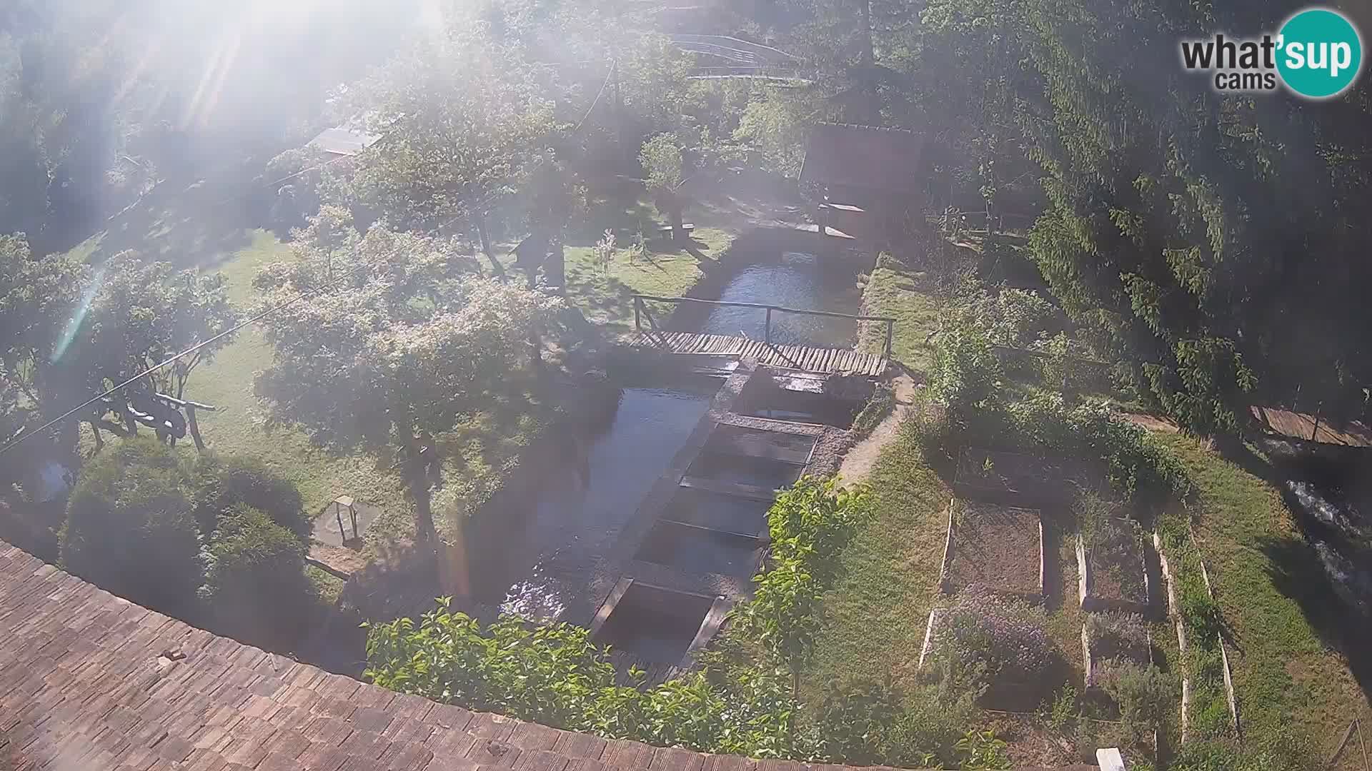 Cámara web en vivo Rastoke – río Slunjčica – Croacia