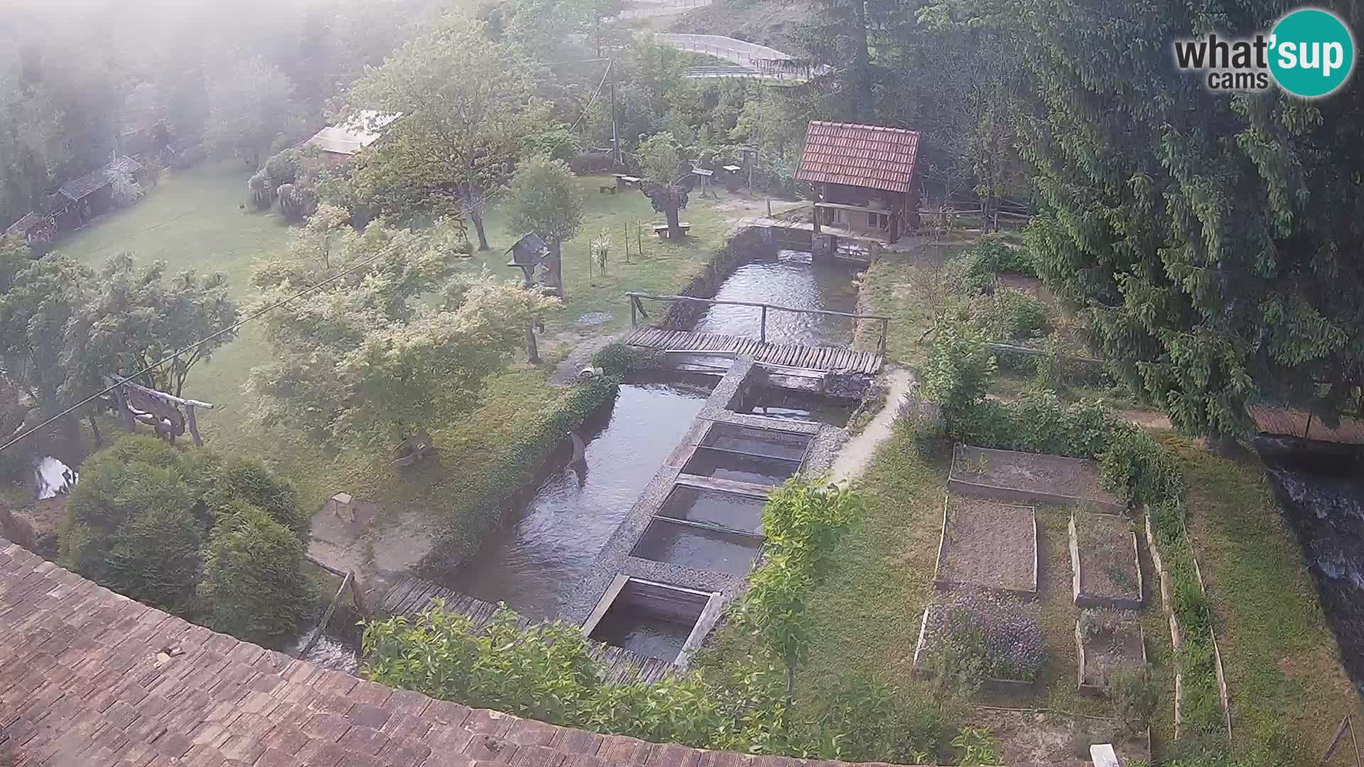 Live webcam Rastoke – fiume Slunjčica – Croazia
