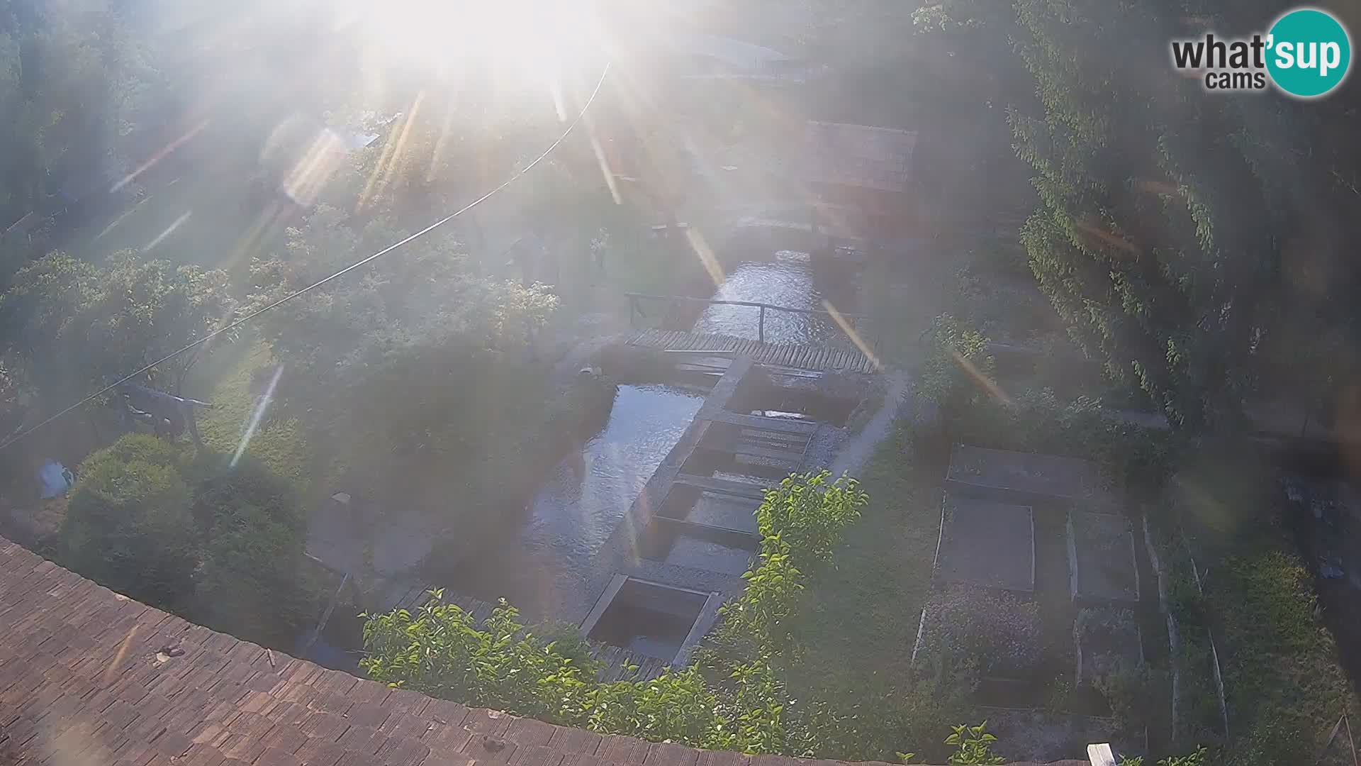Live webcam Rastoke – river Slunjčica – Croatia