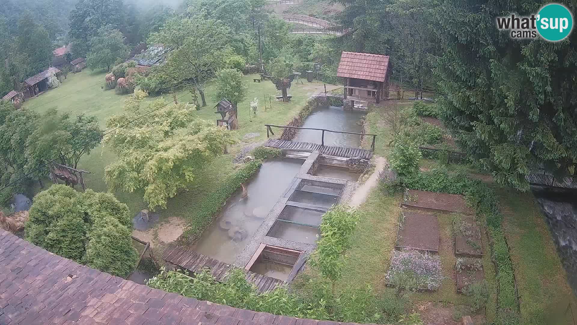 Webcam en direct Rastoke – rivière Slunjčica – Croatie