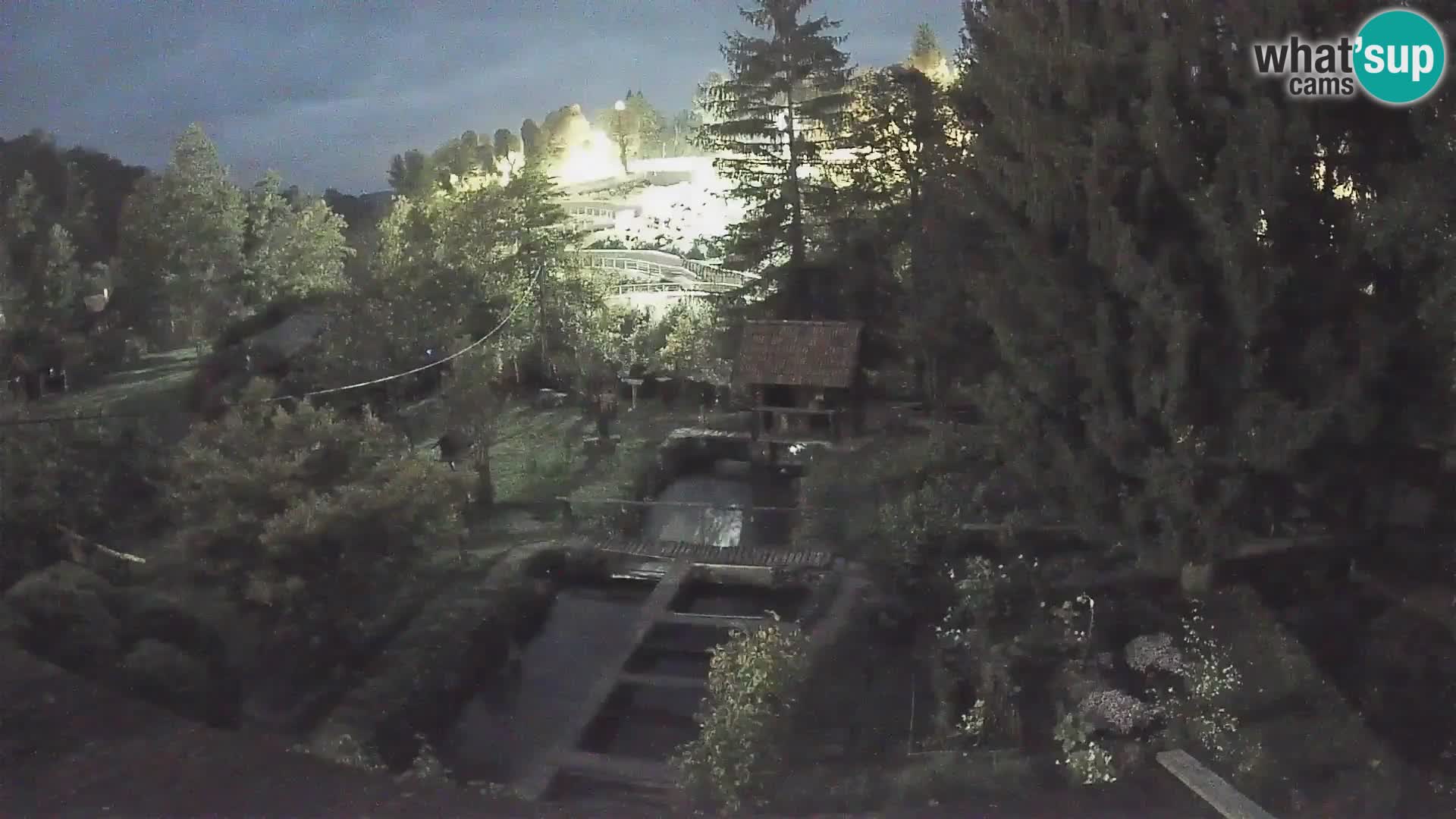 Live webcam Rastoke – river Slunjčica – Croatia