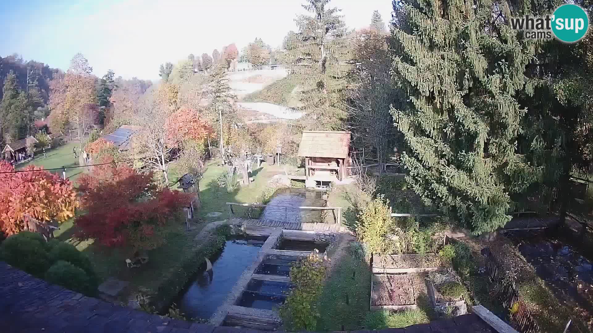 Cámara web en vivo Rastoke – río Slunjčica – Croacia