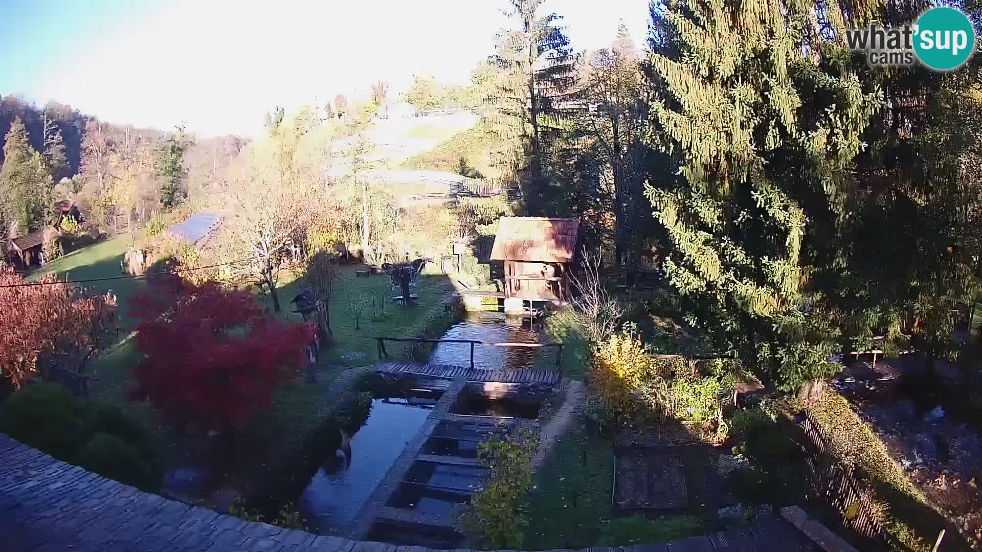 Web kamera uživo Rastoke – rijeka Slunjčica – Hrvatska