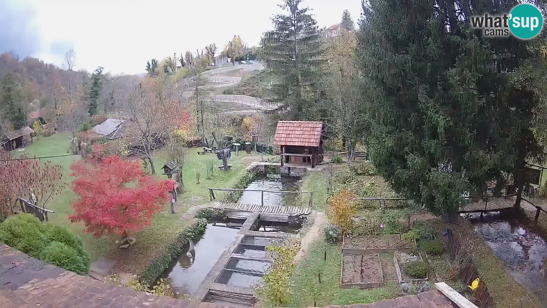 Webcam en direct Rastoke – rivière Slunjčica – Croatie