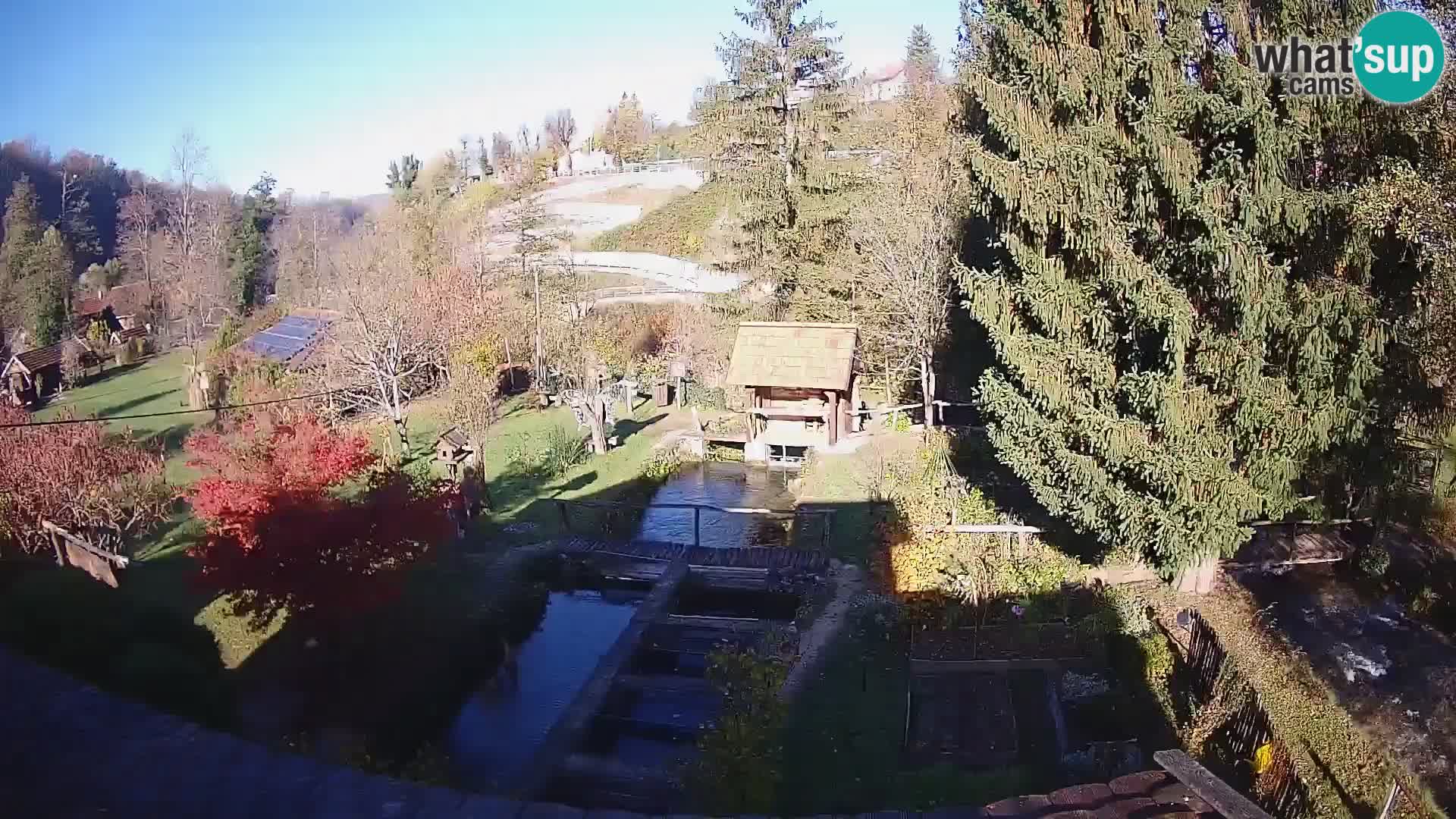 Cámara web en vivo Rastoke – río Slunjčica – Croacia