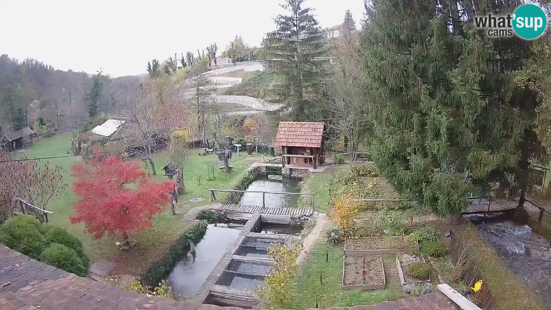 Webcam en direct Rastoke – rivière Slunjčica – Croatie