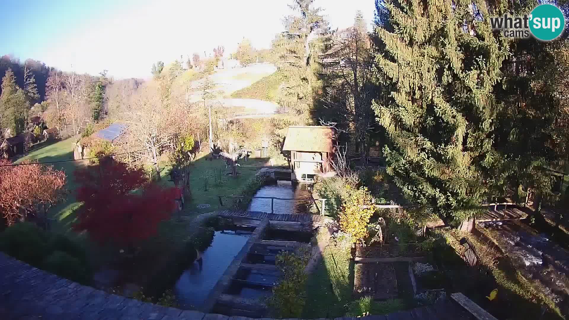 Web kamera uživo Rastoke – rijeka Slunjčica – Hrvatska