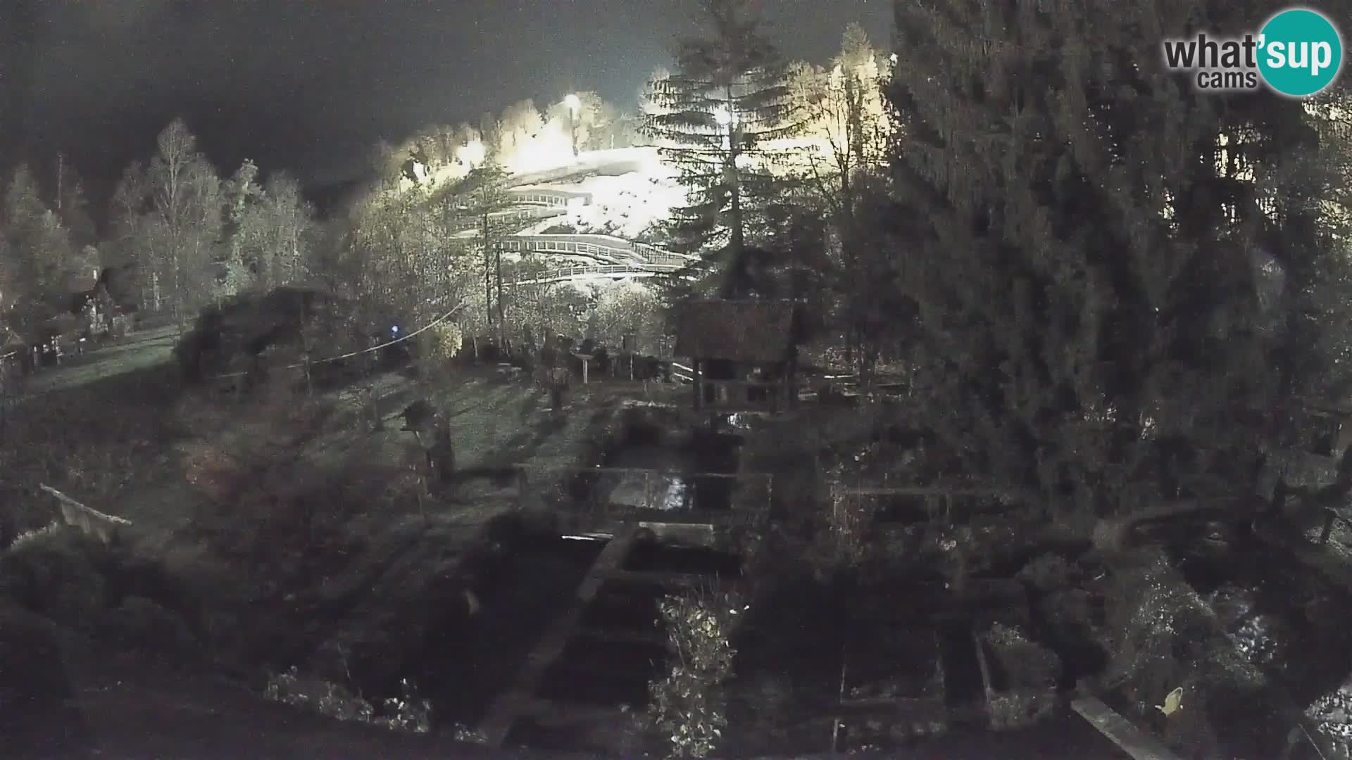 Spletna kamera v živo Rastoke – reka Slunjčica – Hrvaška