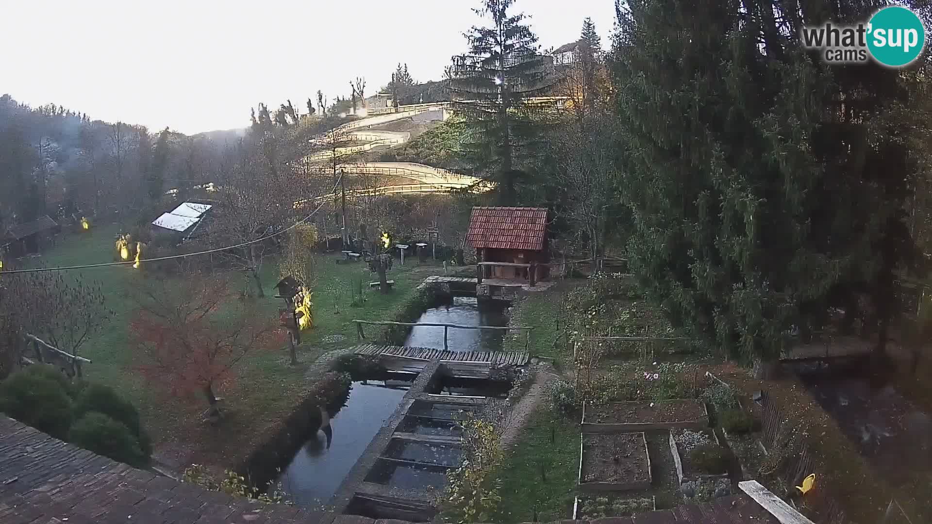 Live webcam Rastoke – fiume Slunjčica – Croazia