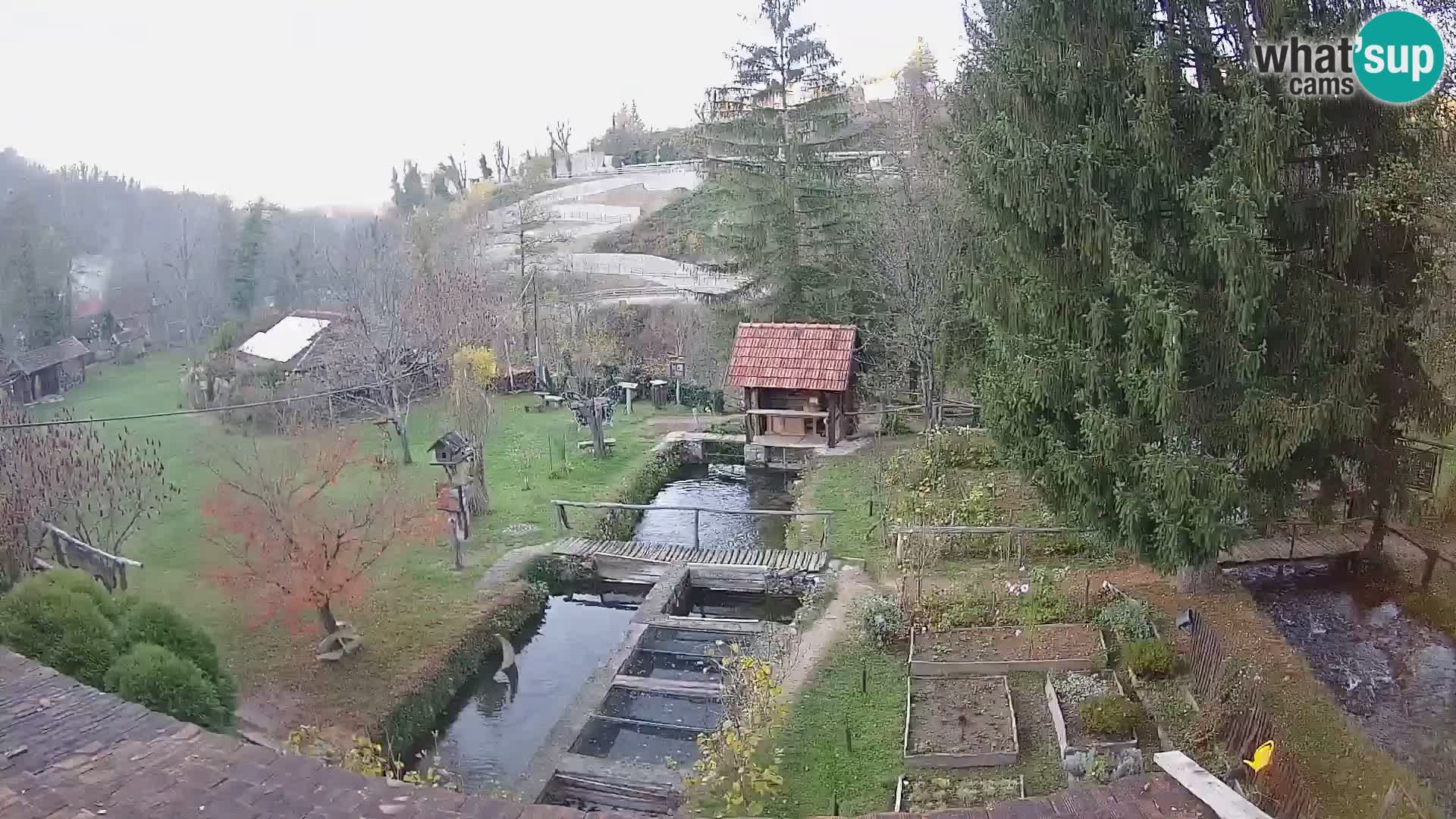 Web kamera uživo Rastoke – rijeka Slunjčica – Hrvatska