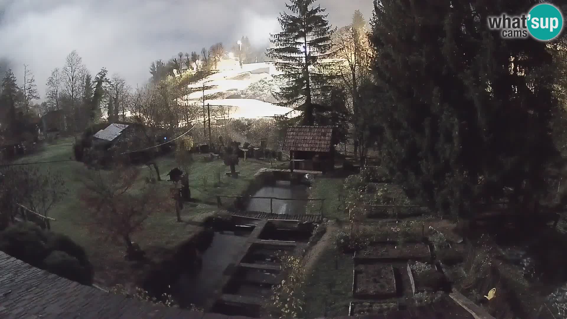 Live webcam Rastoke – river Slunjčica – Croatia