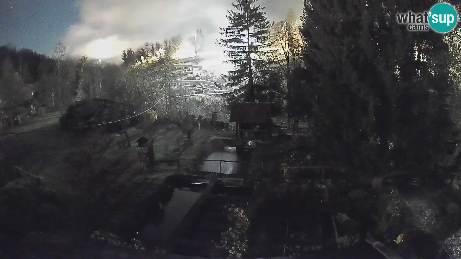 Spletna kamera v živo Rastoke – reka Slunjčica – Hrvaška