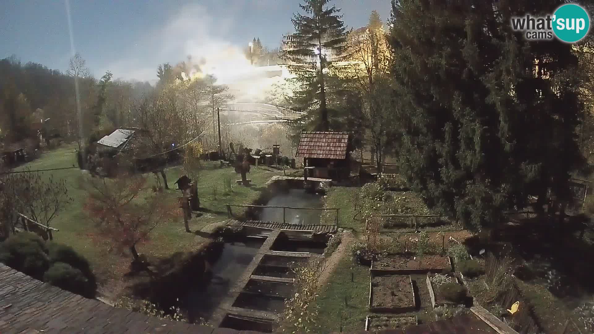 Live webcam Rastoke – river Slunjčica – Croatia