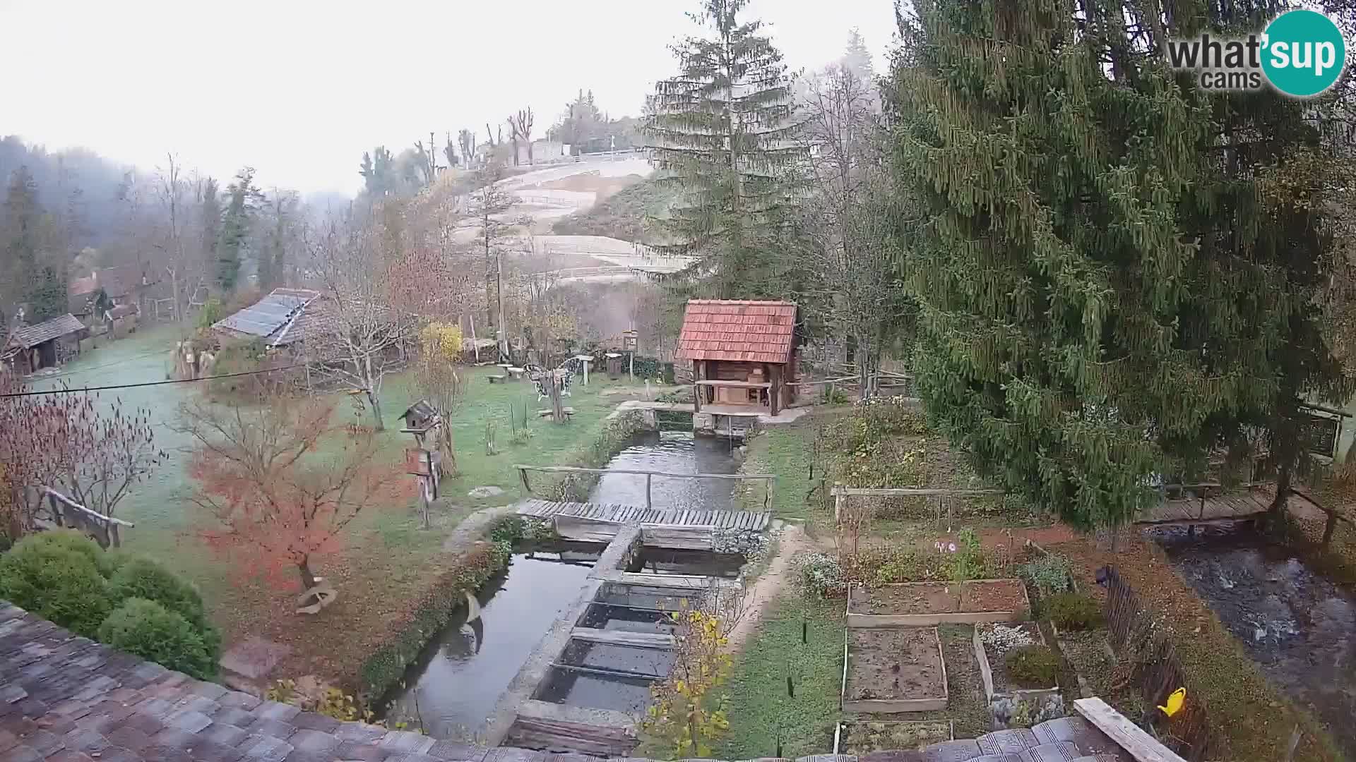 Webcam en direct Rastoke – rivière Slunjčica – Croatie