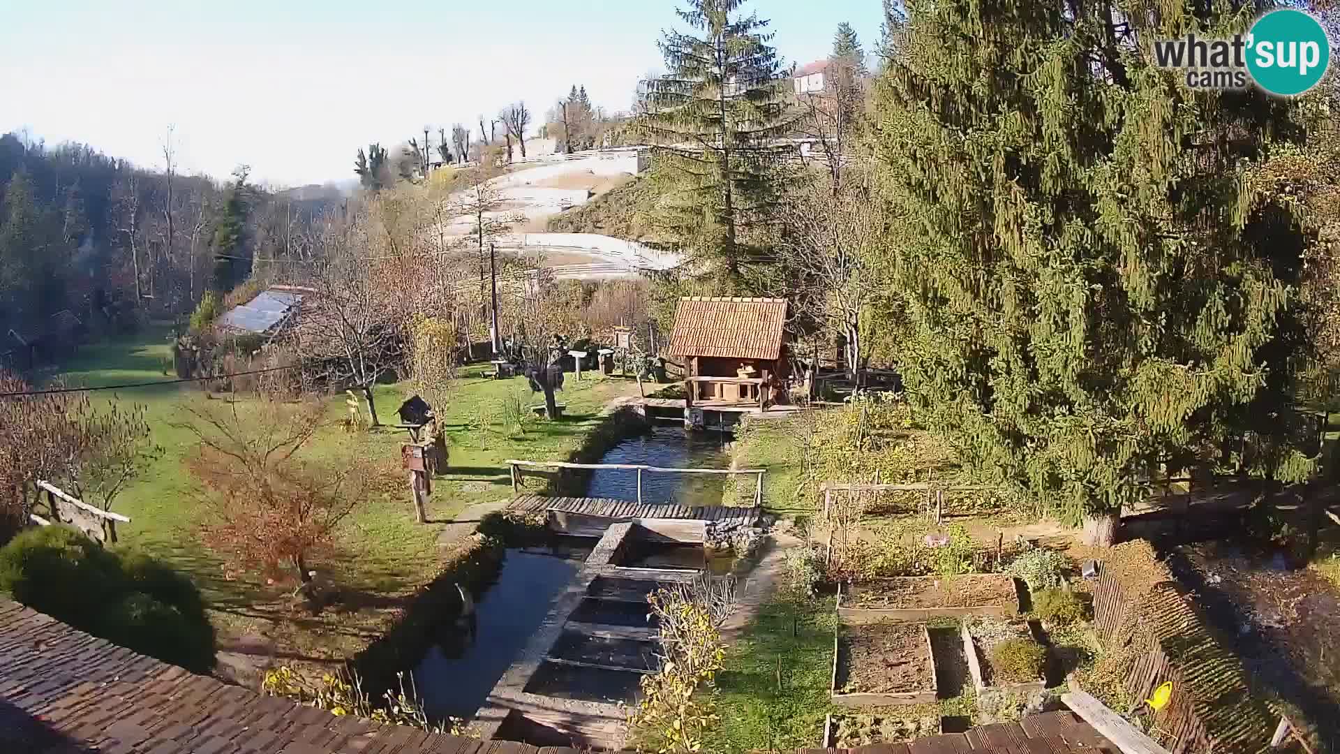 Webcam en direct Rastoke – rivière Slunjčica – Croatie