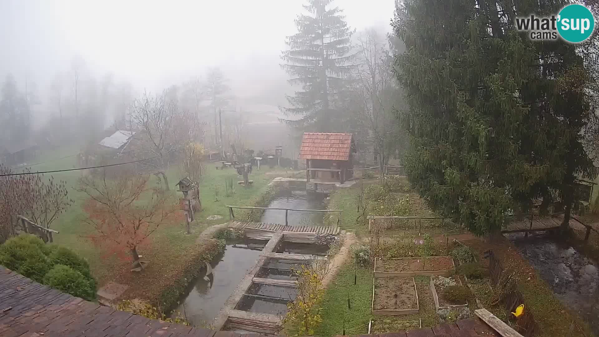 Web kamera uživo Rastoke – rijeka Slunjčica – Hrvatska