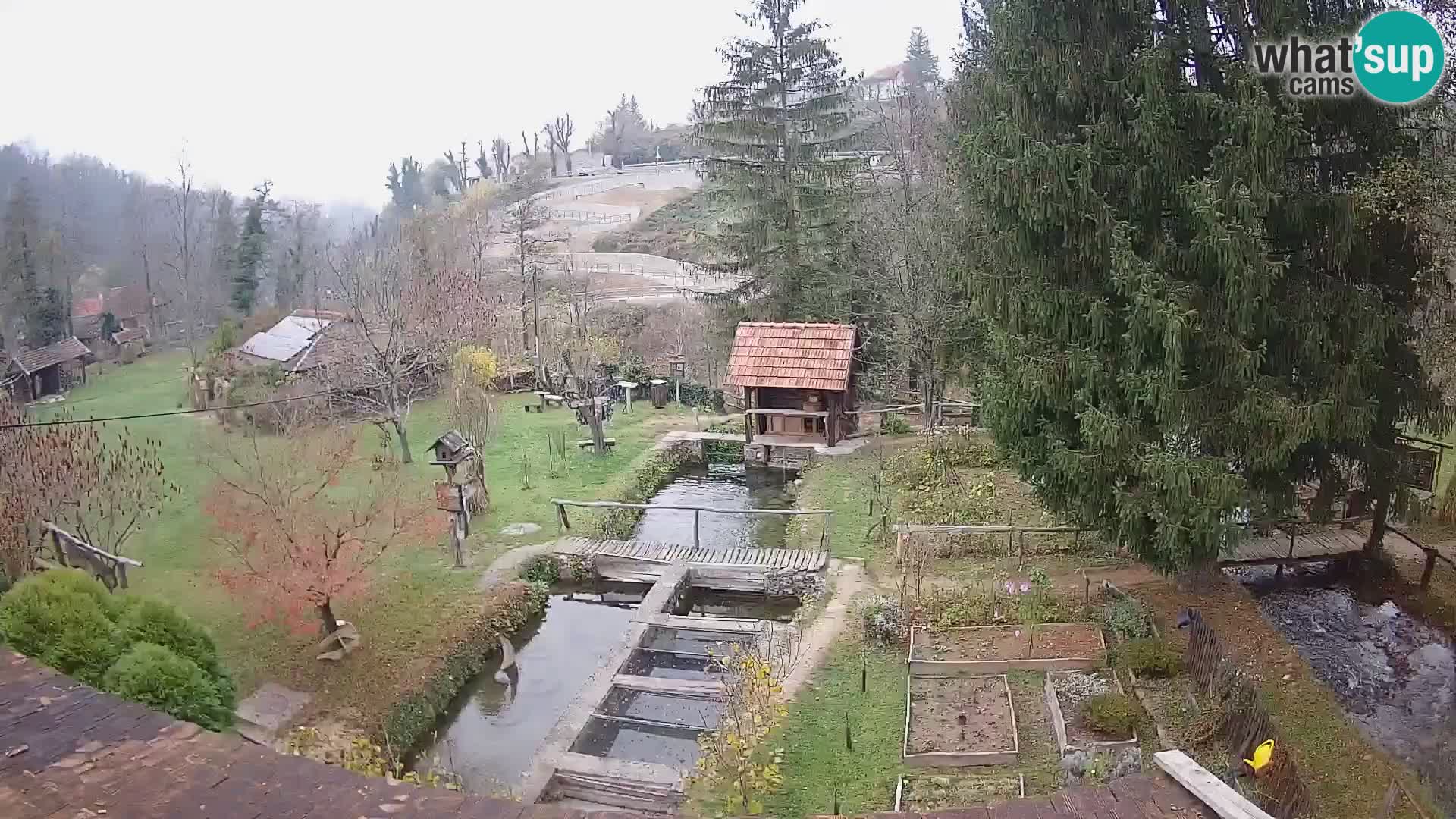 Cámara web en vivo Rastoke – río Slunjčica – Croacia