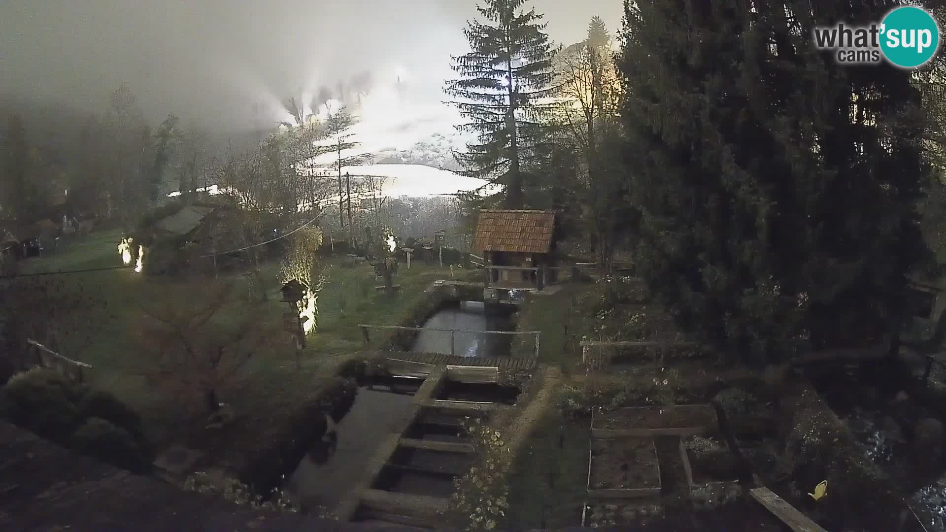 Cámara web en vivo Rastoke – río Slunjčica – Croacia