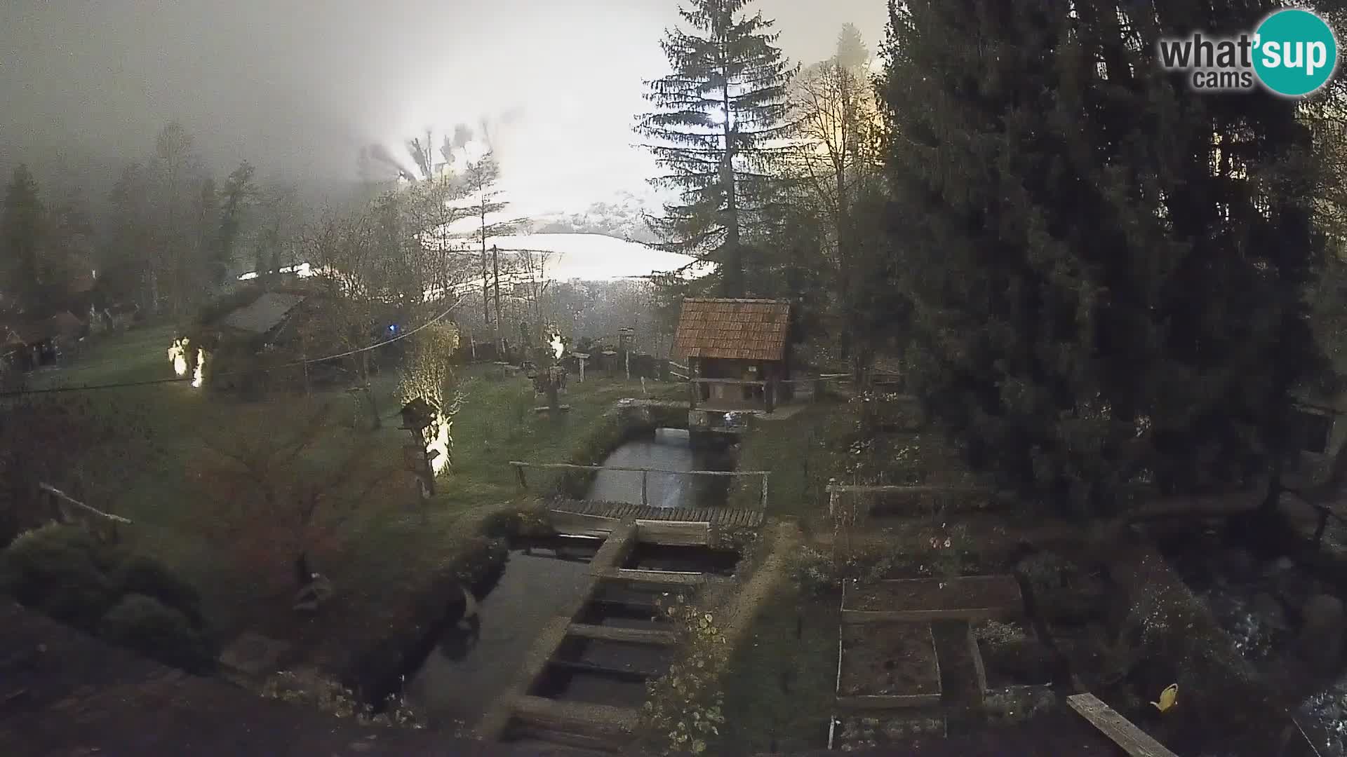 Webcam en direct Rastoke – rivière Slunjčica – Croatie