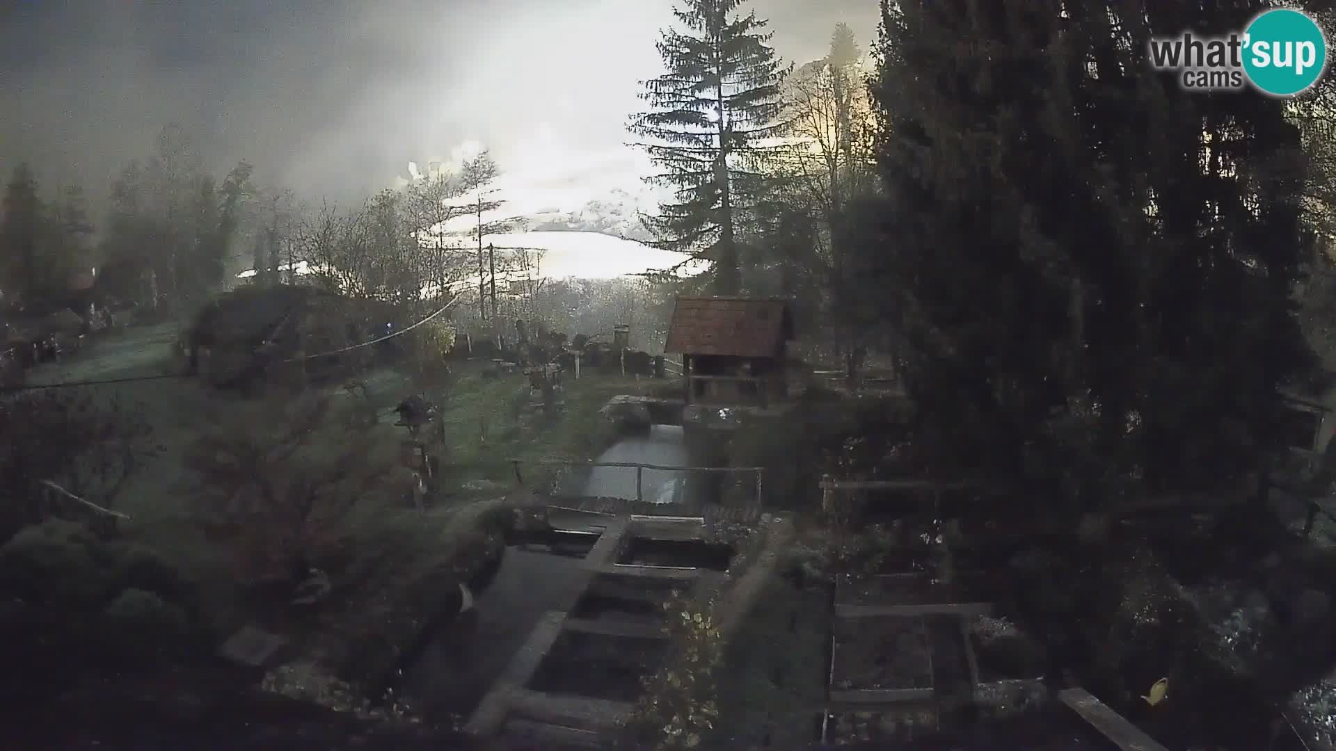 Live webcam Rastoke – river Slunjčica – Croatia