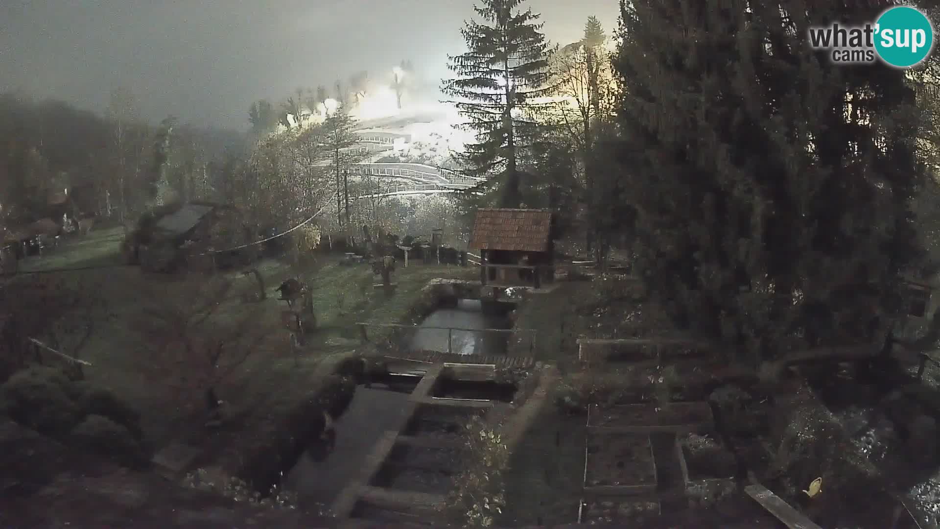 Live webcam Rastoke – river Slunjčica – Croatia