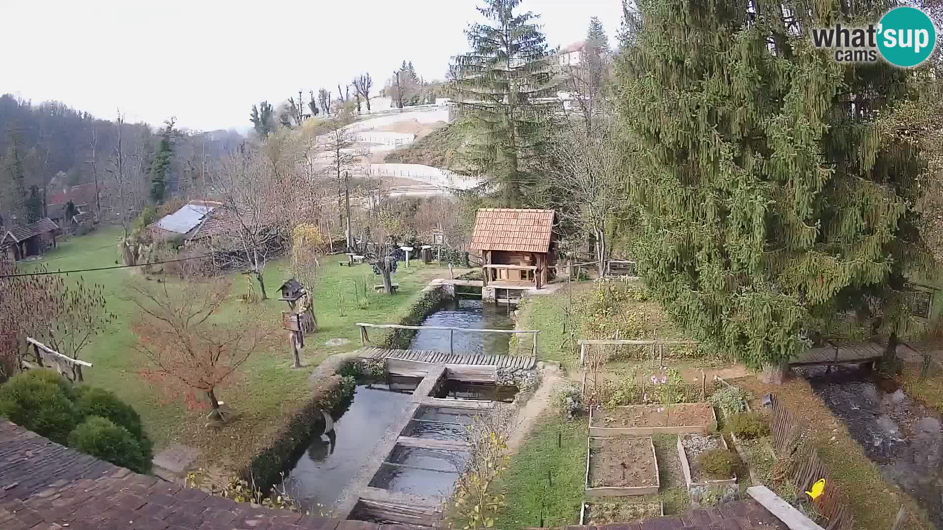 Webcam en direct Rastoke – rivière Slunjčica – Croatie
