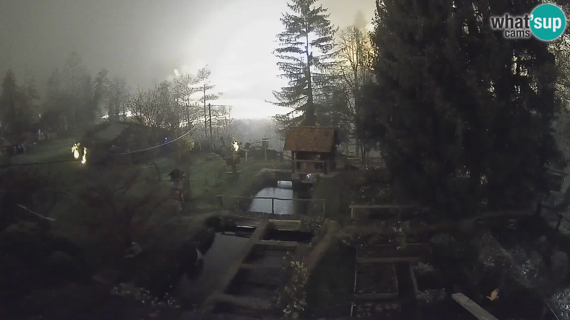 Web kamera uživo Rastoke – rijeka Slunjčica – Hrvatska