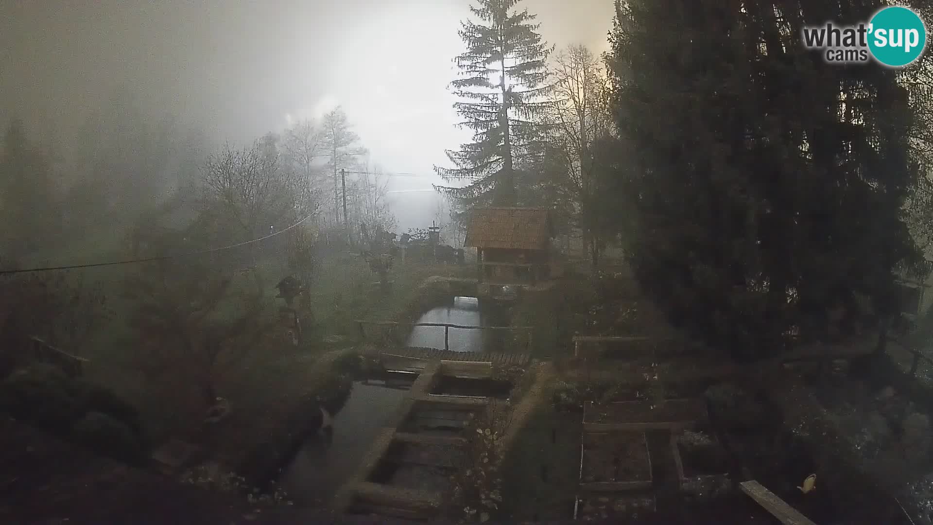 Cámara web en vivo Rastoke – río Slunjčica – Croacia