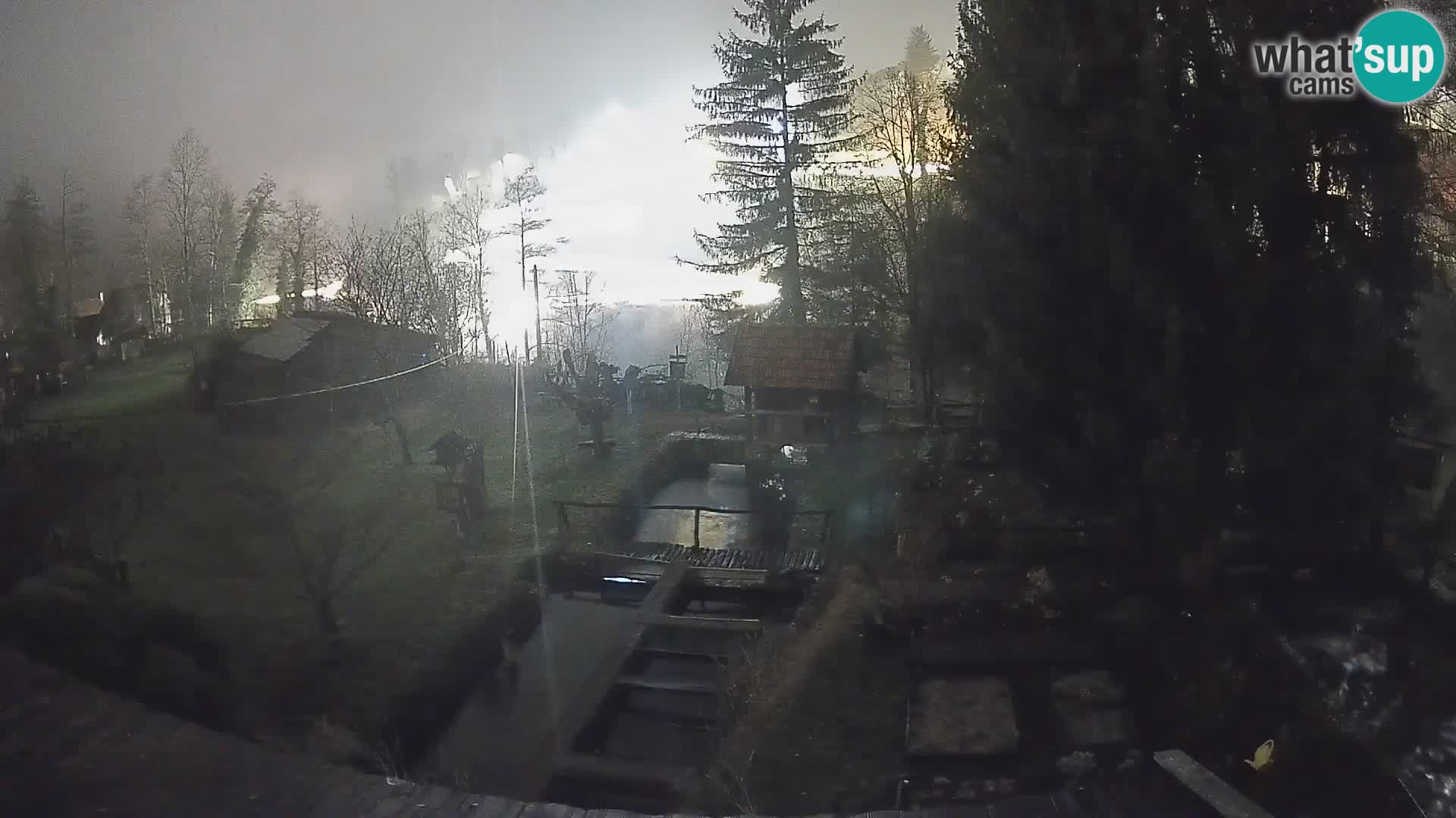 Live webcam Rastoke – river Slunjčica – Croatia