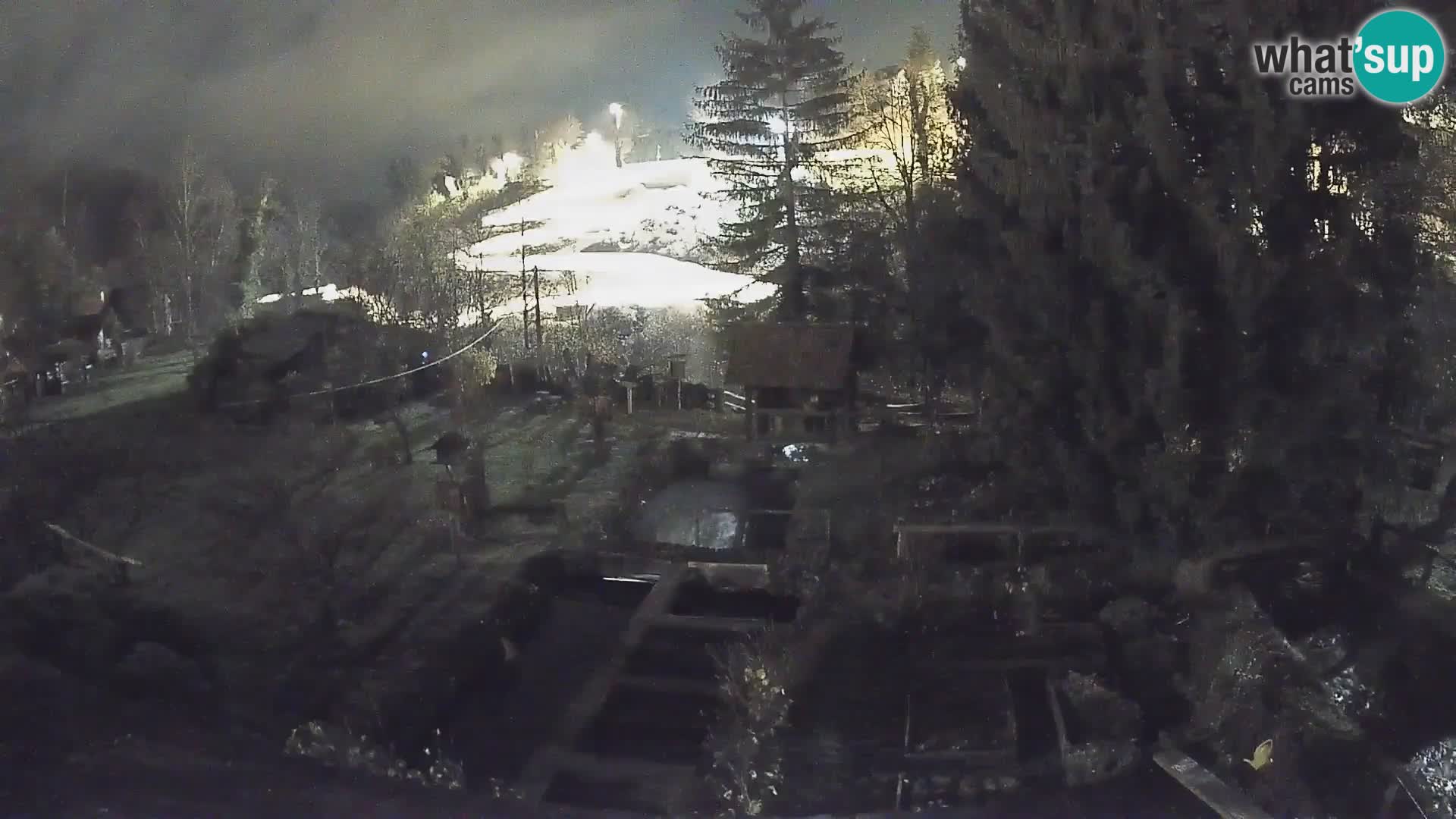 Spletna kamera v živo Rastoke – reka Slunjčica – Hrvaška