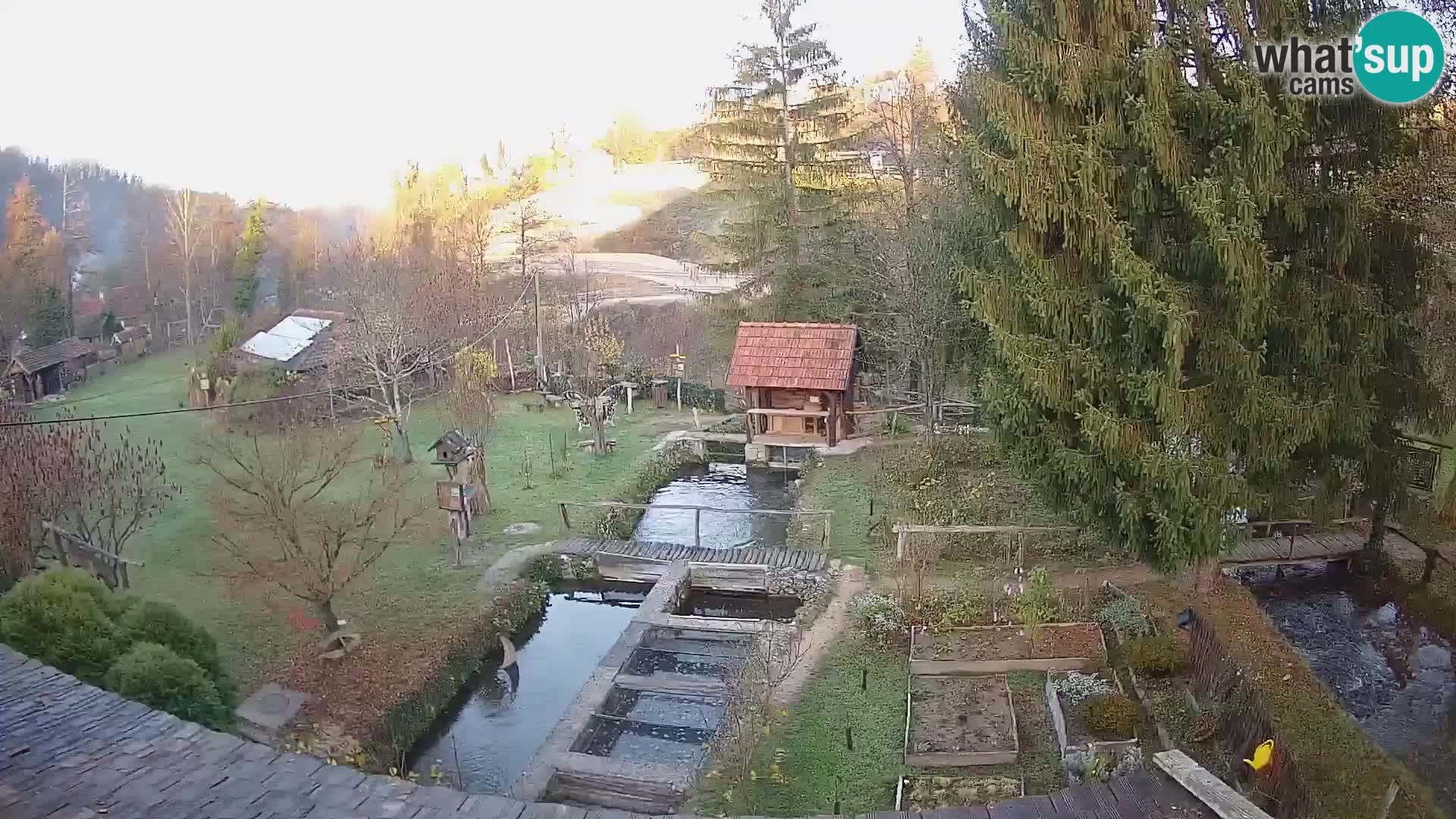 Live-Webcam Rastoke – Fluss Slunjčica – Kroatien