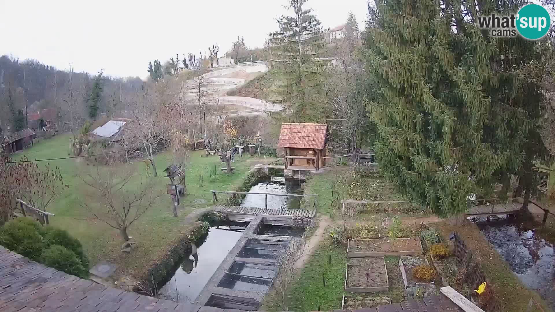 Live webcam Rastoke – river Slunjčica – Croatia