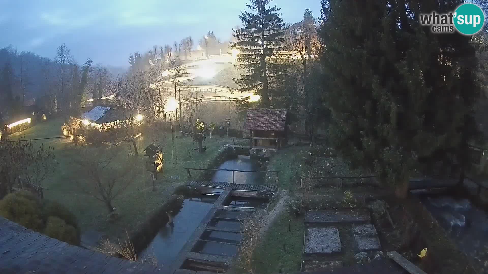 Web kamera uživo Rastoke – rijeka Slunjčica – Hrvatska