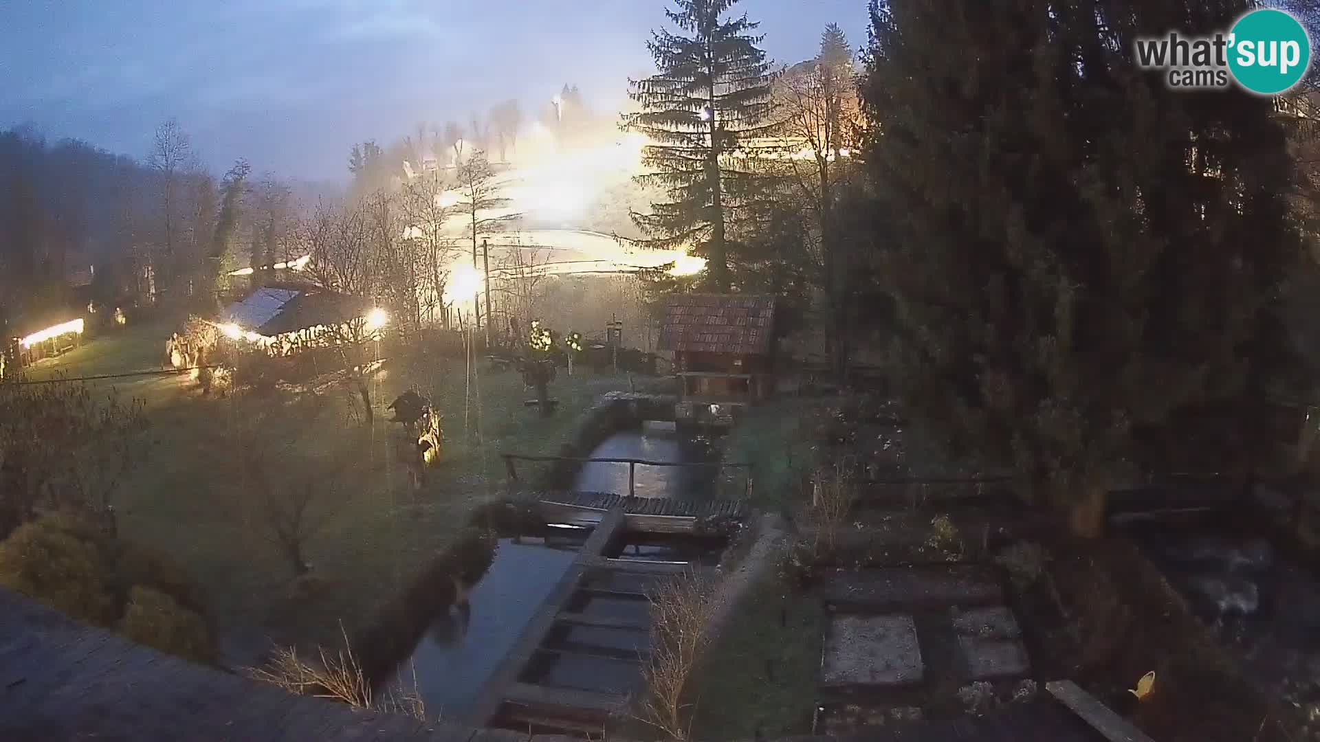 Live webcam Rastoke – river Slunjčica – Croatia