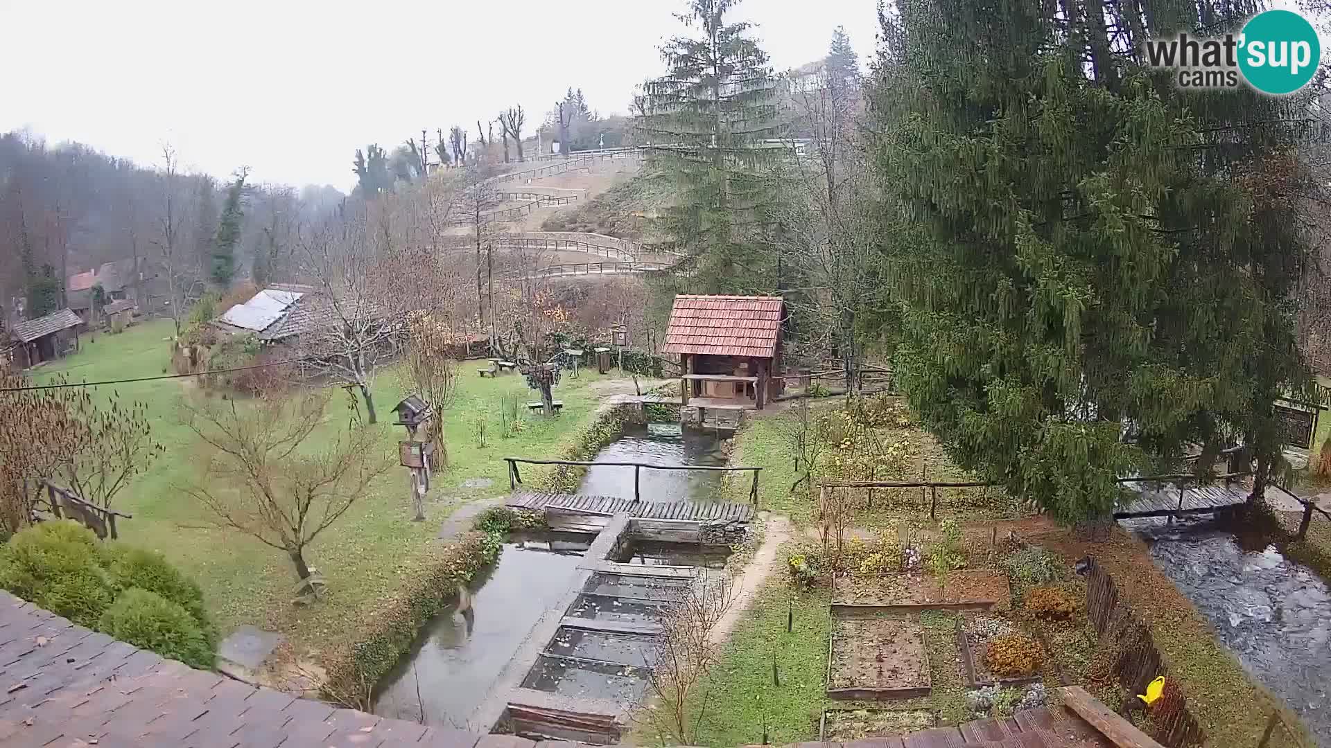 Webcam en direct Rastoke – rivière Slunjčica – Croatie