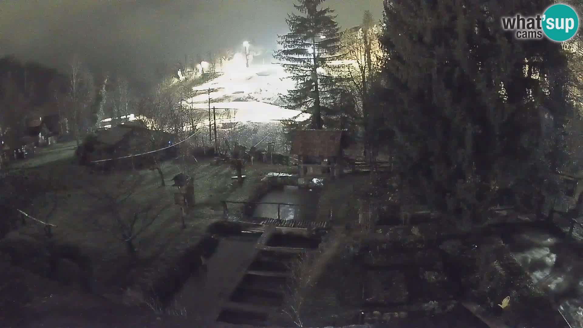 Spletna kamera v živo Rastoke – reka Slunjčica – Hrvaška