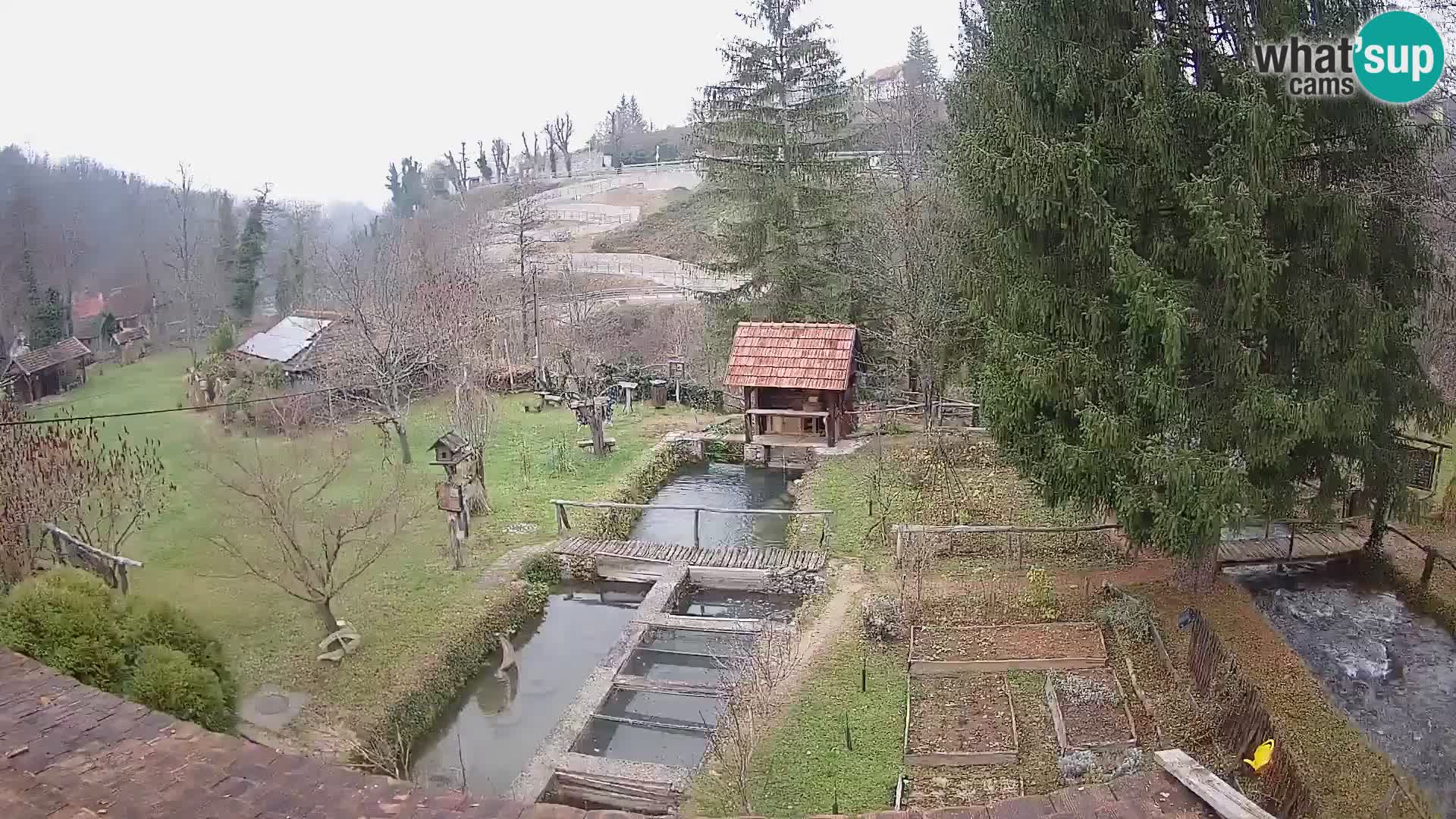 Web kamera uživo Rastoke – rijeka Slunjčica – Hrvatska