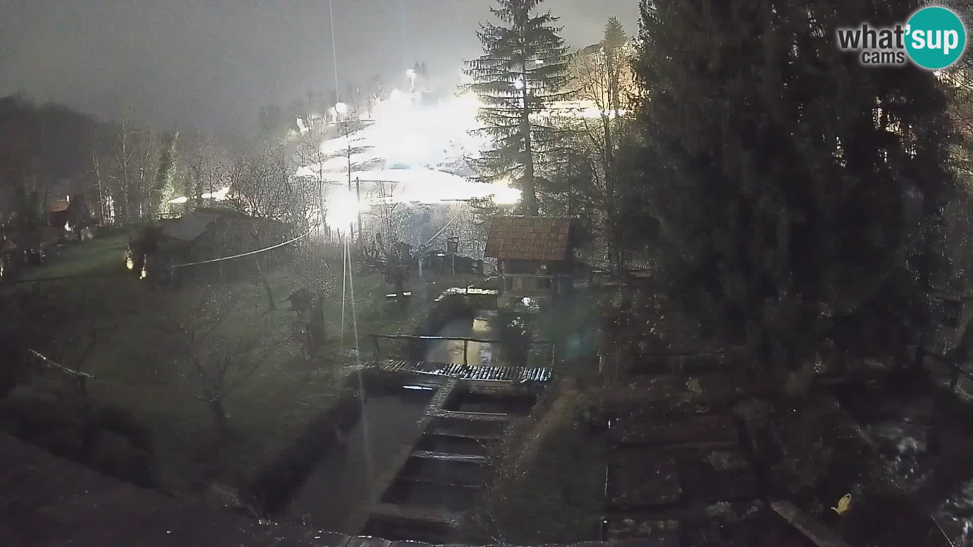 Web kamera uživo Rastoke – rijeka Slunjčica – Hrvatska