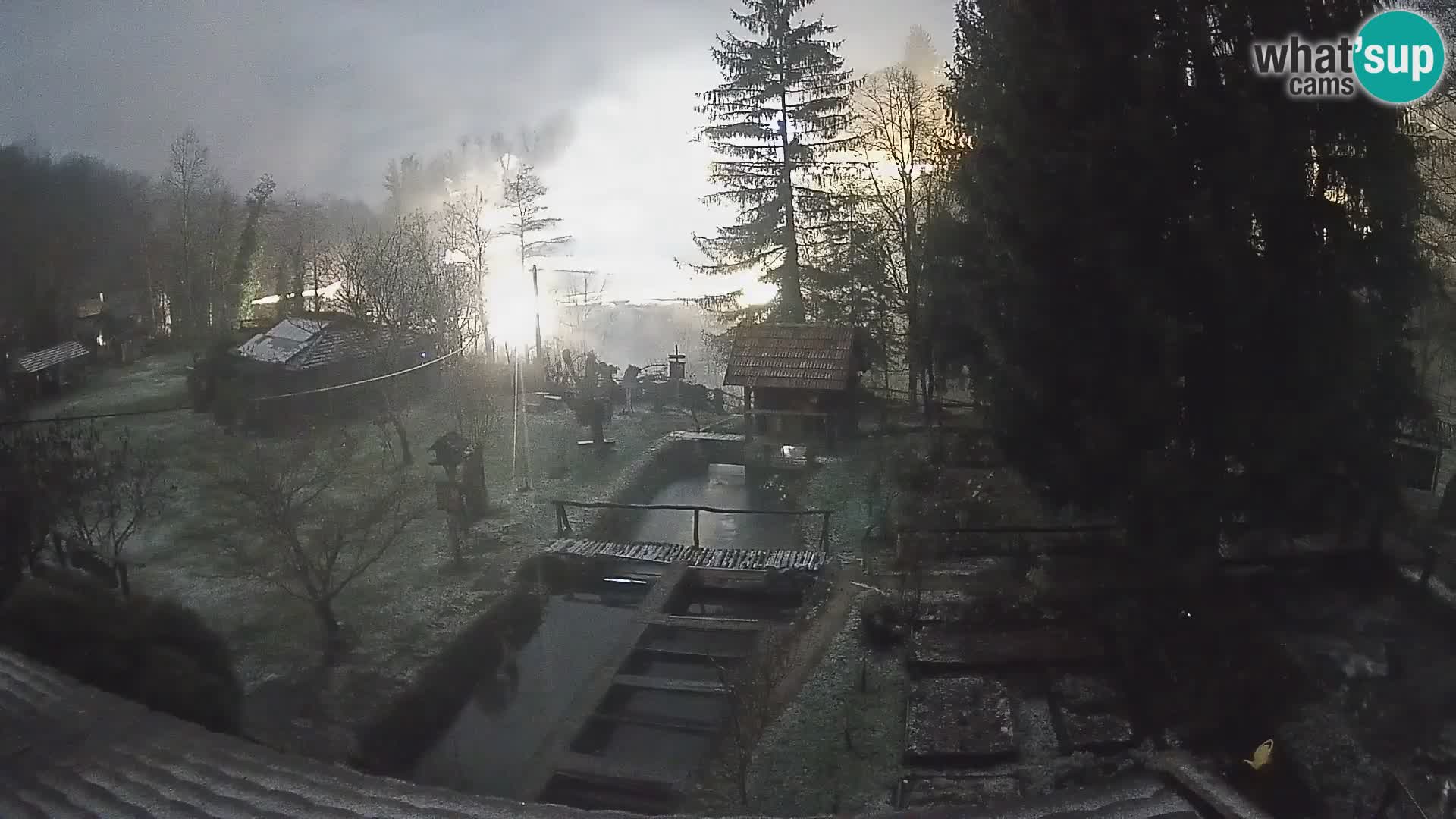 Live webcam Rastoke – river Slunjčica – Croatia